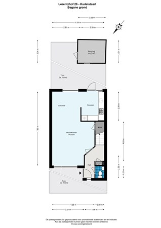 Floorplan - Lorentzhof 26, 1433 LT Kudelstaart